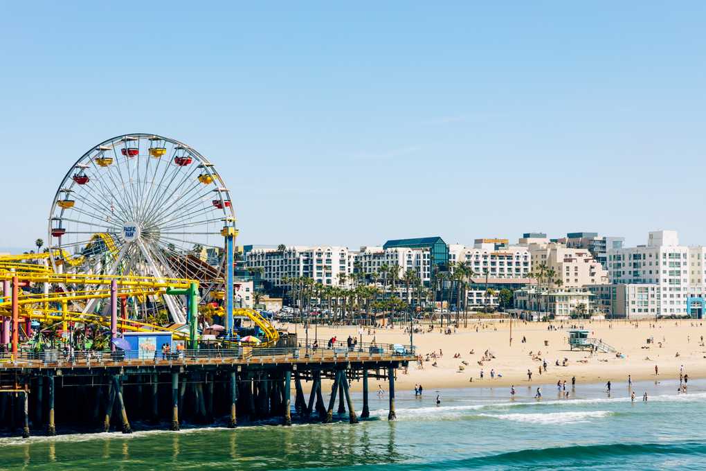 picture of santa monica pier